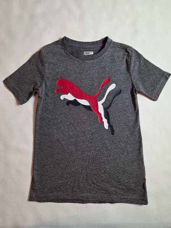 Puma Other - Puma Boys Shadow Graphic T-Shirt( size 7)- Heather Gray